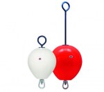 Anchoring buoy CCD2, D 385mm, SHAFT 16mm, L1 1065mm, L2 575mm, Tot buoyancy 27kg, useful buoyancy 16kg, White ref PLFCCD2-02, RED ref PLFCCD2-044